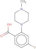 4-Fluoro-2-(4-methylpiperazin-1-yl)benzoic acid