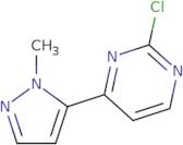 2-Chloro-4-(1-methyl-1H-pyrazol-5-yl)pyrimidine