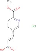 (2E)-3-[6-(Methoxycarbonyl)pyridin-3-yl]prop-2-enoic acid hydrochloride