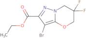 Ethyl 3-bromo-6,6-difluoro-5,7-dihydropyrazolo[5,1-b][1,3]oxazine-2-carboxylate