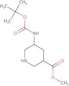 Methyl 5-{[(tert-butoxy)carbonyl]amino}piperidine-3-carboxylate