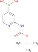 (2-{[(tert-Butoxy)carbonyl]amino}pyridin-4-yl)boronic acid