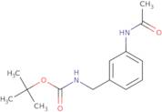 tert-Butyl N-[(3-acetamidophenyl)methyl]carbamate