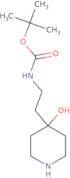 tert-Butyl N-[2-(4-hydroxypiperidin-4-yl)ethyl]carbamate