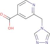 2-[(4H-1,2,4-Triazol-4-yl)methyl]pyridine-4-carboxylic acid