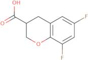 6,8-Difluoro-3,4-dihydro-2H-1-benzopyran-3-carboxylic acid