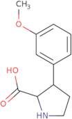 3-(3-Methoxyphenyl)pyrrolidine-2-carboxylicacid