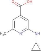 2-(Cyclopropylamino)-6-methylpyridine-4-carboxylic acid