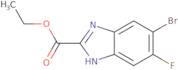 Ethyl 5-bromo-6-fluoro-1H-1,3-benzodiazole-2-carboxylate