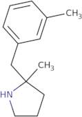 2-Methyl-2-[(3-methylphenyl)methyl]pyrrolidine