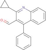 2-Cyclopropyl-4-phenylquinoline-3-carbaldehyde