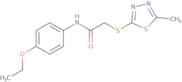 N-(4-Ethoxyphenyl)-2-[(5-methyl-1,3,4-thiadiazol-2-yl)sulfanyl]acetamide