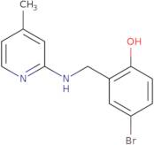 4-Bromo-2-{[(4-methylpyridin-2-yl)amino]methyl}phenol