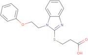 3-{[1-(2-Phenoxyethyl)-1H-benzimidazol-2-yl]-thio}propanoic acid