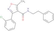 (3-(2-chlorophenyl)-5-methylisoxazol-4-yl)-N-(2-phenylethyl)formamide