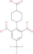 1-[2,6-Dinitro-4-(trifluoromethyl)phenyl]piperidine-4-carboxylic acid