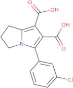 5-(3-Chlorophenyl)-2,3-dihydro-1H-pyrrolizine-6,7-dicarboxylic acid