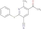 5-Acetyl-6-methyl-2-(phenylsulfanyl)nicotinonitrile