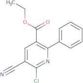 Ethyl 6-chloro-5-cyano-2-phenylnicotinate