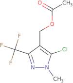 [5-Chloro-1-methyl-3-(trifluoromethyl)-1H-pyrazol-4-yl]methyl acetate