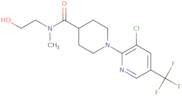 1-[3-Chloro-5-(trifluoromethyl)pyridin-2-yl]-N-(2-hydroxyethyl)-N-methylpiperidine-4-carboxamide