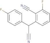 2-(2-Cyano-3-fluorophenyl)-2-(4-fluorophenyl)acetonitrile