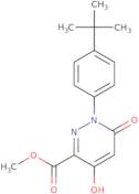 Methyl 1-[4-(tert-butyl)phenyl]-4-hydroxy-6-oxo-1,6-dihydro-3-pyridazinecarboxylate