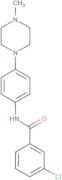3-Chloro-N-[4-(4-methylpiperazin-1-yl)phenyl]benzamide