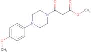 Methyl 3-[4-(4-methoxyphenyl)piperazin-1-yl]-3-oxopropanoate