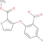 Methyl 3-(4-fluoro-2-nitrophenoxy)thiophene-2-carboxylate