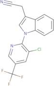 1-[3-Chloro-5-(trifluoromethyl)pyridin-2-yl]-1H-indol-3-ylacetonitrile