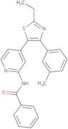 N-(4-(2-Ethyl-4-(3-methylphenyl)-thiazol-5-yl)pyridin-2-yl)benzamide