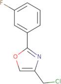 4-(Chloromethyl)-2-(3-fluorophenyl)-1,3-oxazole