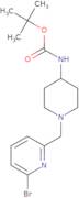 tert-Butyl 1-[(6-bromopyridin-2-yl)methyl]piperidin-4-ylcarbamate