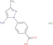 4-(5-Amino-3-methyl-1H-pyrazol-1-yl)benzoic acid hydrochloride