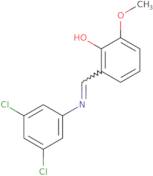 2-{(E)-[(3,5-Dichlorophenyl)imino]methyl}-6-methoxyphenol