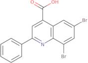 6,8-Dibromo-2-phenylquinoline-4-carboxylic acid