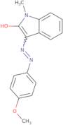 (3E)-3-[2-(4-Methoxyphenyl)hydrazin-1-ylidene]-1-methyl-2,3-dihydro-1H-indol-2-one