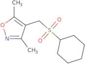 4-[(Cyclohexylsulfonyl)methyl]-3,5-dimethylisoxazole