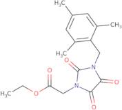 Ethyl 2-[3-(mesitylmethyl)-2,4,5-trioxo-1-imidazolidinyl]acetate
