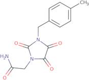 2-[3-(4-Methylbenzyl)-2,4,5-trioxo-1-imidazolidinyl]acetamide