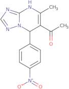 1-[5-Methyl-7-(4-nitrophenyl)-4,7-dihydro[1,2,4]triazolo[1,5-a]pyrimidin-6-yl]-1-ethanone