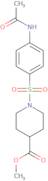 Methyl 1-{[4-(acetylamino)phenyl]sulfonyl}-4-piperidinecarboxylate