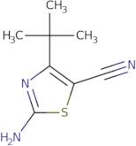 2-Amino-4-(tert-butyl)-1,3-thiazole-5-carbonitrile