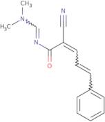 (2E,4E)-2-Cyano-N-[(1E)-(dimethylamino)methylidene]-5-phenylpenta-2,4-dienamide