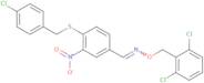 4-[(4-Chlorobenzyl)sulfanyl]-3-nitrobenzenecarbaldehyde o-(2,6-dichlorobenzyl)oxime