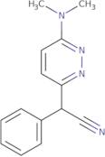 2-[6-(Dimethylamino)pyridazin-3-yl]-2-phenylacetonitrile