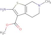 2-Amino-6-methyl-4,5,6,7-tetrahydro-thieno[2,3-c]-pyridine-3-carboxylic acid methyl ester