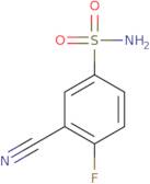 3-Cyano-4-fluorobenzenesulfonamide