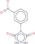 4-(3-Nitrophenyl)-1,2,4-triazolidine-3,5-dione